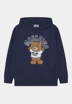 MOSCHINO HOODED ADDITION UNISEX - Sweatshirt - Navy Blue