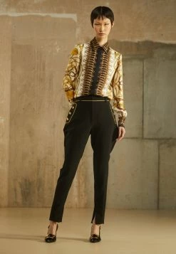 MOSCHINO TEDDY BEAR BUTTONS - Trousers - Black