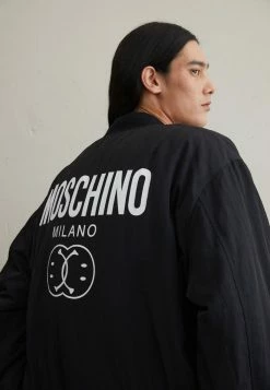 MOSCHINO Bomber Jacket - Fantasy Black -MOSCHINO SHOP ffa9c7eb4d3340d3968901f2e7614c1d